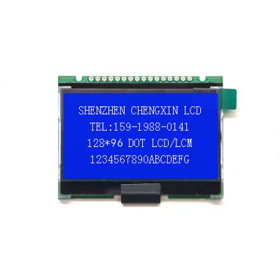 China 12896-11001E7 Factory Price High Quality custom 128x96 monochrome lcd display monochrome transparent display 63.9*47.5*5.85 for sale