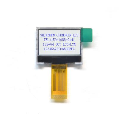 China 12864-21267A1 China supplier custom 12864 graphic displays 128x64 monochrome lcd display for water flow sensor switch 27.2*21.45*6.8 for sale