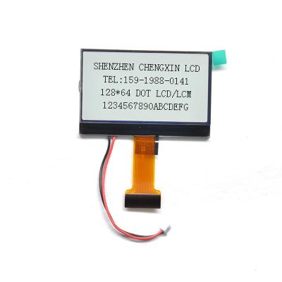 China industrial product spare screen 128x64 cog graphic monochrome lcd display for OBD car Diagnostic Tool 56.5*37*2.8 for sale