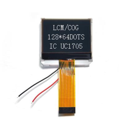 China COG Graphic Lcd Module 128x64  Lcd Display Screen Module Dot Matrix Parallel Port Serial Port monochrome LCD Display Module 38.2(1)x33.9(w)x2.0(T) for sale