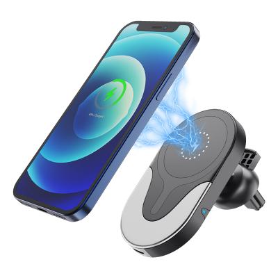 China 2021 Super Trending Mobile Phone Product 15W Fast Car Magnetic Wireless Charger For iPhone 12 13 Pro Max for sale