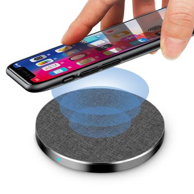 China Premium Type C Wireless Cloth Mobile Phone Quality Qi Radio Charger Charging Pad for sale