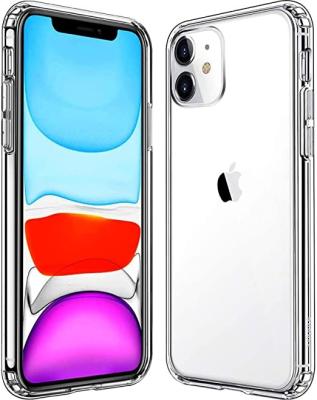 China Shockproof Transparent 1.5mm Hybrid Acrylic Hard Case For iPhone 12 Mini Shockproof Clear Tup Case For iphone 11 12 13 for sale