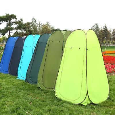 China Wholesale Outdoor Snow Field Nail Noise Up Portable Shower Tent Camping Toilet Changing Room Rain Shelter 1.9M for sale