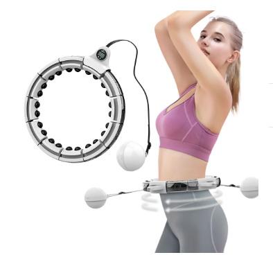 China Smart Vibration Home Gym Equipment Ring Lose Weight Fitness Detachable Circles Ring With Exercise Ball Auto-rotate for sale