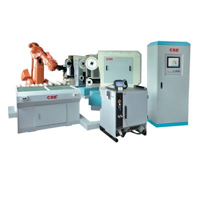 China Hardware industry metal spare parts automatic robot grinding polishing processing polishing machine for tap for sale