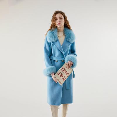 China Anti-wrinkle factory sale widely used various women smudge fur coat for sale