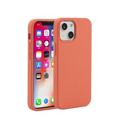 China Shockproof For iPhone 14 Real Magnetic Liquid Silicone Phone Case for sale