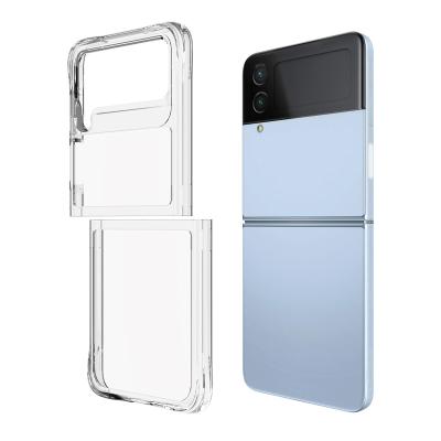 China SYTRON Shockproof Factory Shockproof Clear Case For Samsung Galaxy Z Flip 4 Hard PC 5G Phone Case for sale