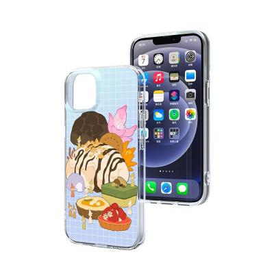 China Factory Wholesale ODM/OEM TPU Shockproof PC IMD Shockproof Protective Phone Case For Iphone 14 for sale