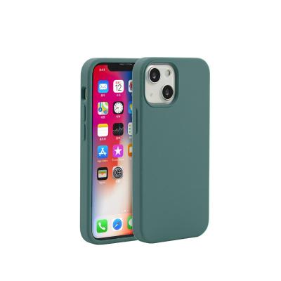 China Scratchproof and Shockproof New Liquid Silicone Shockproof Magnetic Phone Case for iPhone 13 for sale