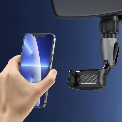 China 360 Adjustable Rotatable Multifunctional Car Rearview Mirror Phone Holder With Adjustable Mount Universal Phones for sale