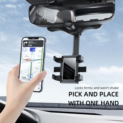 China Sytron New Arrival 360 Adjustable Multifunction Car Reatview Mirror Navigation Phone Holder Rotatable for sale