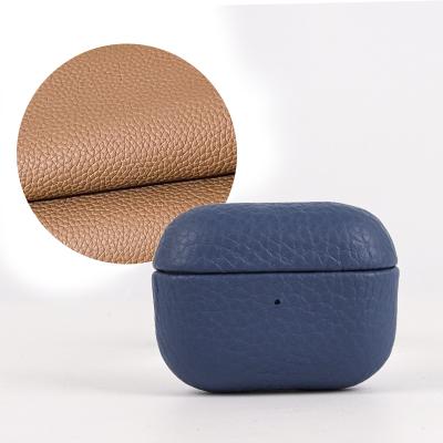 China Soft\Comfortable\Safety\Wholesale Price Flexible Luxury Genuine Leather Case for Airpods pro with Magsafe Filling for sale