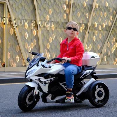 China Ride On Toy New Children's Electric Motorcycle Rechargeable Racing Ride On Car For Kid To Ride Motorcycles for sale