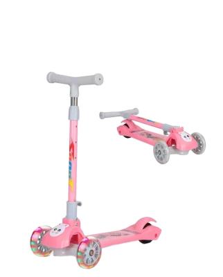 China New High Quality Plastic Child Push Scooter Kid Kick Three Wheel Kids Toys Cheap Scooter With Light for sale