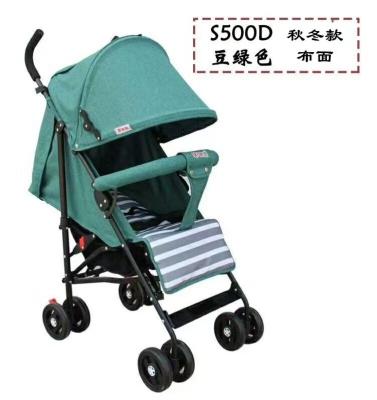 China Portable easy folding baby stroller factory direct sale summer and winter can be used baby stroller easy folding baby stroller for sale