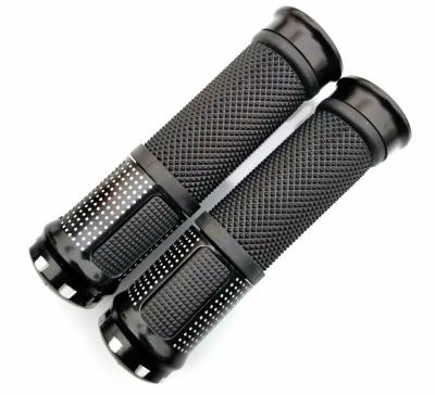 China Mountain Bikes Mtb Handlebar Grips For Outdoor Bike Anti Slip Ring Lock PVC Block Bicycle Handlebars Black Cover Mountain for sale