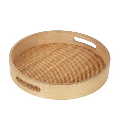 China China High Quality Chinese Custom Log Open Food Serving Tray Decorative Floating Table Service for sale