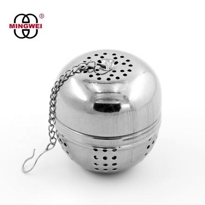 China MINGWEI Good Sustainable Stainless Steel Tea Extra Mesh Tea Infuser Strainers for sale