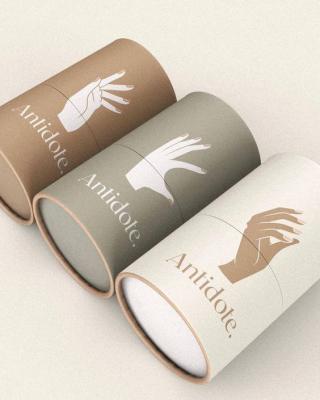 China Biodegradable Custom Logo Essential 100ML Tube Round Tube Paper Materials Oil Paper Tube Packaging Cylinder Recycled Paper Boxes for sale