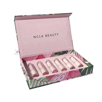 China Recycled Materials Logo Luxury Cardboard Paper Cosmetic Box Cajas Para Cosmeticos Custom Lipstick Skin Care Make Up Perfume Packaging Gift Boxes for sale