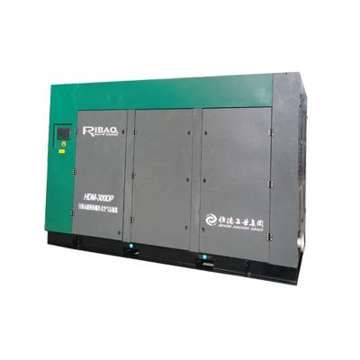 China PM VSD Lubricated TWO STAGE SCREW AIR COMPRESSOR WITH PM MOTOR AND INVERTER One HDM- 300DP WITH CE AND CCC for sale