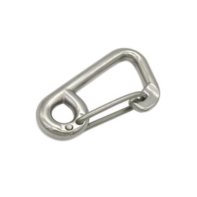 China Heavy industry high quality stainless steel oval rope snap hook made in China for sale