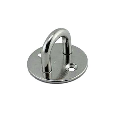 China Boat steel304/316 Stainless Steel Material Stainless Steel Marine Ring Protection Lashing Square Eye Plate for sale