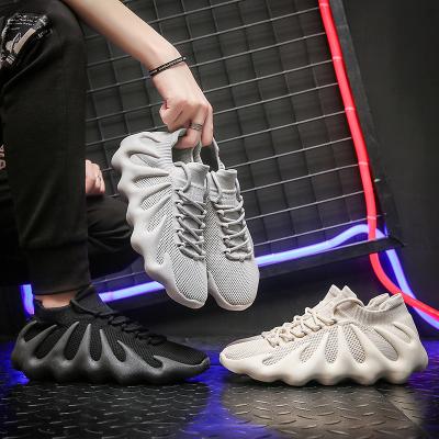 China Fashion M2410 octopus frontier men's Yeezy sneakers 450 mesh surface breathable flight woven running shoes sports leisure shoes for sale