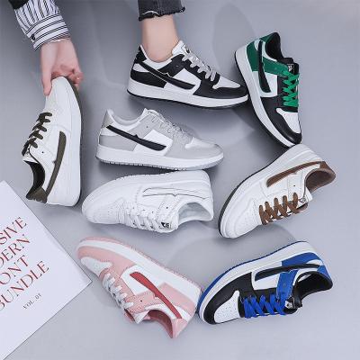 China Latest Fashion Trend F9980 Retro Low Top AJ Genuine Leather Sneakers Skateboard Casual Ladies Sports Shoes Zapatos De Dama Deportivos for sale