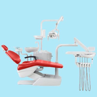 China PROFESSIONAL DENTAL Economic Latest New Design Suspension Safety Standard Height Modern Dental Chair for Dentist Units for sale