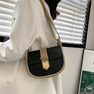 China Suitable Capacity High Quality Handbags For Women Pure Color Women Handbags Luxury Ladies Bags Contracted Shoulder Magnetic Buckle Ry720091 for sale