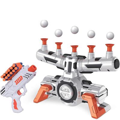 China Toy Electronic Indoor Hover Electronic Shooting Toy Floating Target Game for Kids with Foam Dart Gun and Music for sale