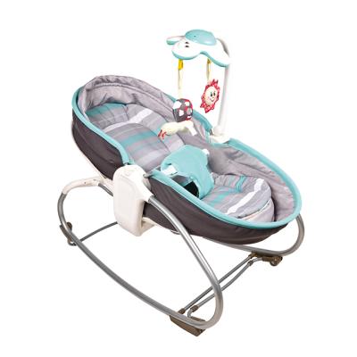 China Baby Music Vibrates Rocking Chairs 3 in 1 Multifunctional Baby Hanging Toys Crib Bed Electron Music Vibrates Rocking Chair Baby Safety Soft Sleep Rocking Chair for sale