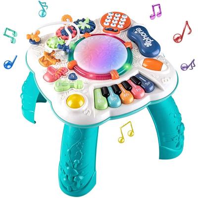 China Toys Education Study Learning Musical Activity Table Multifunctional Table Game Table W/light and Sound for KIS for sale