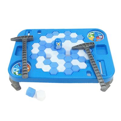 China Kids Breaking Ice Game PPenguin Family Board Game Kids Intelligence Game Toys Penguin Ice Breaking Activity Trap Toys 31.5*8.4*22.5cm for sale