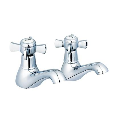 China Brass English Single Handle Basin Faucets Set Water Tap Shower Faucets Brass Mixer Taps for sale