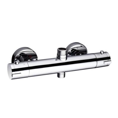 China Without Slide Bar Bath Shower Mixer Tap Wall Mounted Thermostatic Valve for sale