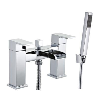 China Without Slide Bar UK Style Bathtub Water Shower Mixer Bathroom Taps Faucet Faucet for sale