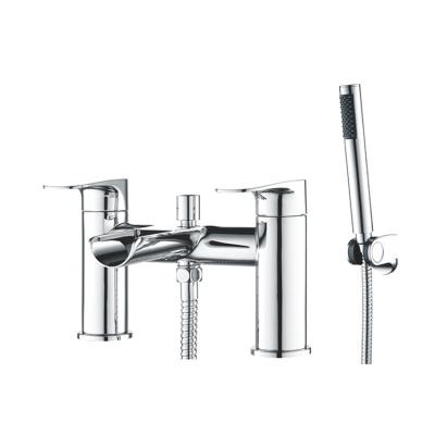 China Without Slide Bar Waterfall Bathtub Faucet Holder Set Bathroom Taps Mixer Tap for sale