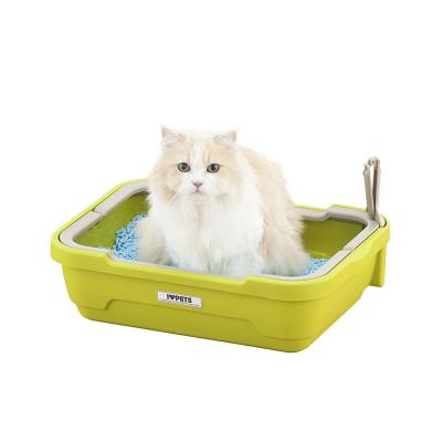 China Large Pet Cat Toilet Scoop Handle ABS Resin Multiple Colors Space Cat Litter Lifting Box for sale