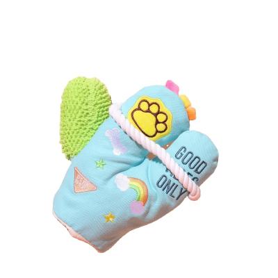 China Viable Small Dog Cactus Toy Gloves Puppies Vocal Bite-Resistant Teddy Bichon Dog Pet Supplies for sale