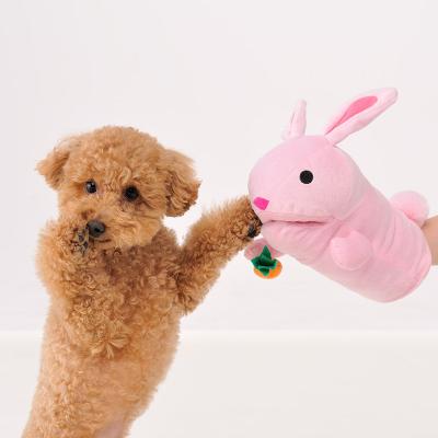 China Viable Dog Toys Voice Puppy Plush Teddy Bichon Small Dog Interactive Pet Products for sale