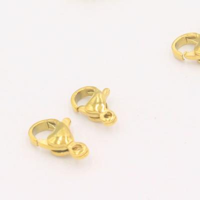 China Classic Jewelry Accessories-- Lobster Clasp Gold Bail Sling Stainless Steel 18K Gold Plated for sale