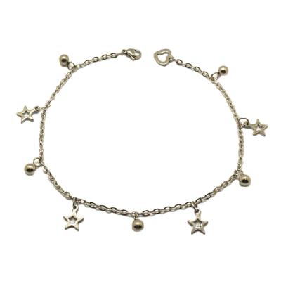 China High Quality Stainless Steel FASHIONABLE Ladies Silver Glitter Butterfly Charm Bracelet for sale