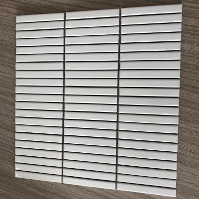 China China Foshan Factory CLASSIC Premium Glazed Porcelain Kit Kat Finger Strip Mosaic Tile For Bathroom Kitchen Backsplash Wall Hotel Shower for sale