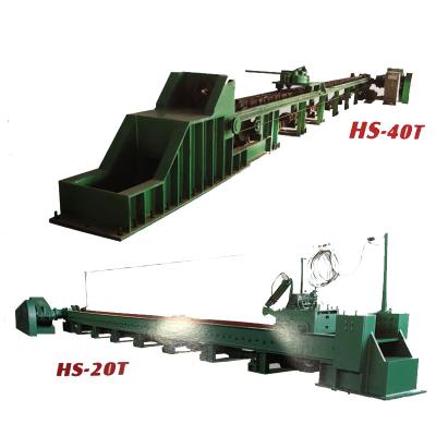 China HS-20T HS-40T drawing machine molding fir to favor medium low carbon steel and stick low alloy steel material for sale