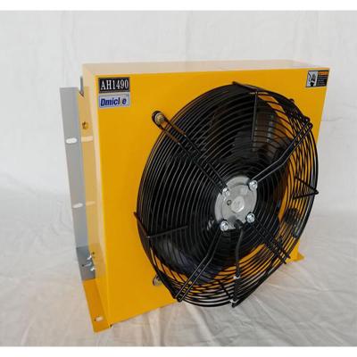 China Casting Radiator Oil Cooler Air Cooler AH1490T 250 Liter Hydraulic Fan Heat Exchange for sale