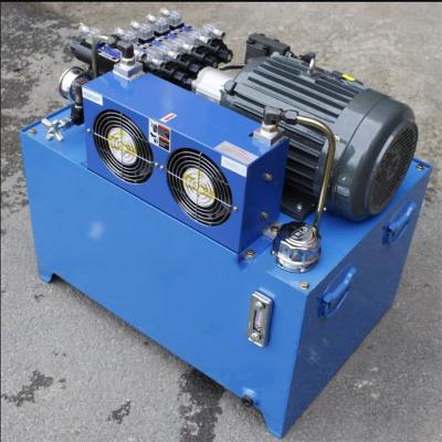 China Casting Hydraulic Station 16MPA 6 Way Valve Cooler Hydraulic Fuel Tank 4KW: 120L (700*480*430) for sale